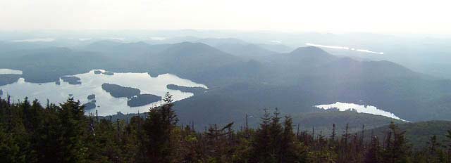 from Blue Mountain looking west