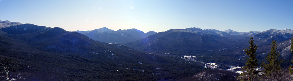 Panoramic from Baxter Mountain, Adirondacks, New York